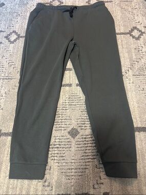 Men's Black Drawstring Joggers - Casual Sweatpants